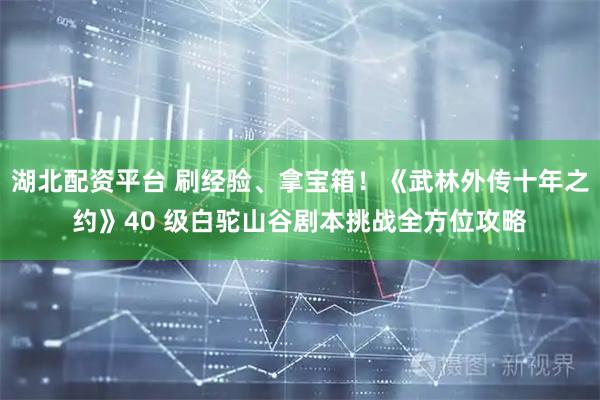 湖北配资平台 刷经验、拿宝箱！《武林外传十年之约》40 级白驼山谷剧本挑战全方位攻略